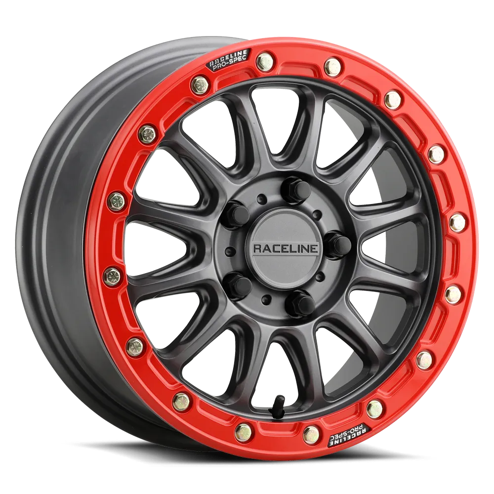 A14gr Alpha UTV Beadlock Gunmetal W/Red Ring 15x7 5x114.3 +53 product image