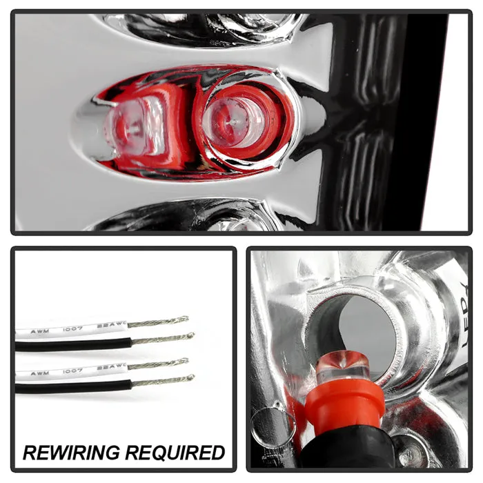 Jeep Grand Cherokee 99-04 Euro Style Tail Lights - Chrome product image