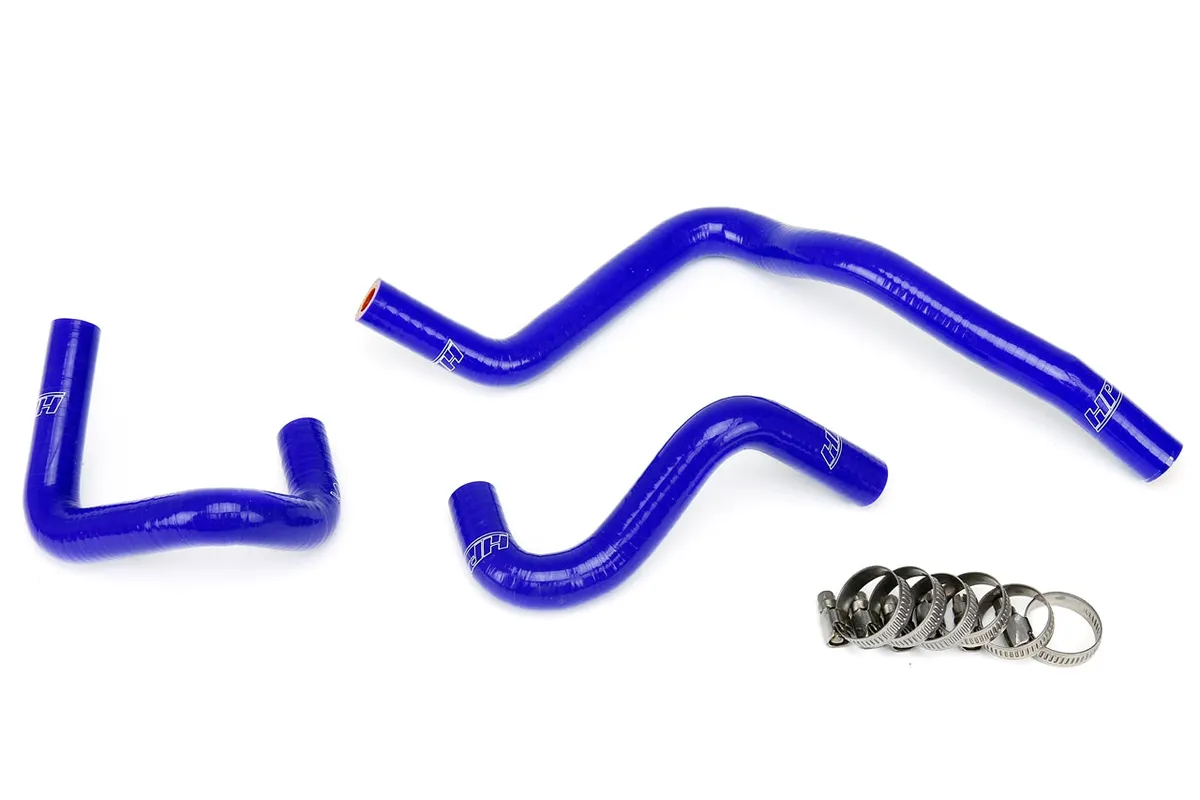 HPS Performance Black Reinforced Silicone Engine Oil Cooler Coolant Hose Kit for Nissan 03-06 350Z 3.5L V6 VQ35DE product image