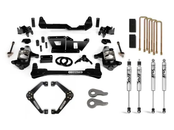 Cognito Motorsports Truck Cognito 6-Inch Standard Lift Kit with Fox PS 2.0 IFP Shocks for 01-10 Silverado Sierra 2500 3500 2WD 4WD