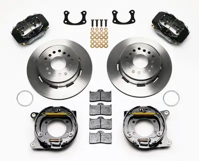 Wilwood Brakes Wilwood FDLI PS P-B Kit Drilled Polished New Big Ford 2.36in Offset
