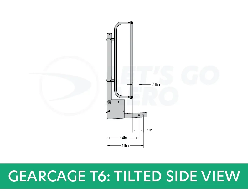 GearCage T6 Folding Cargo Rack product image