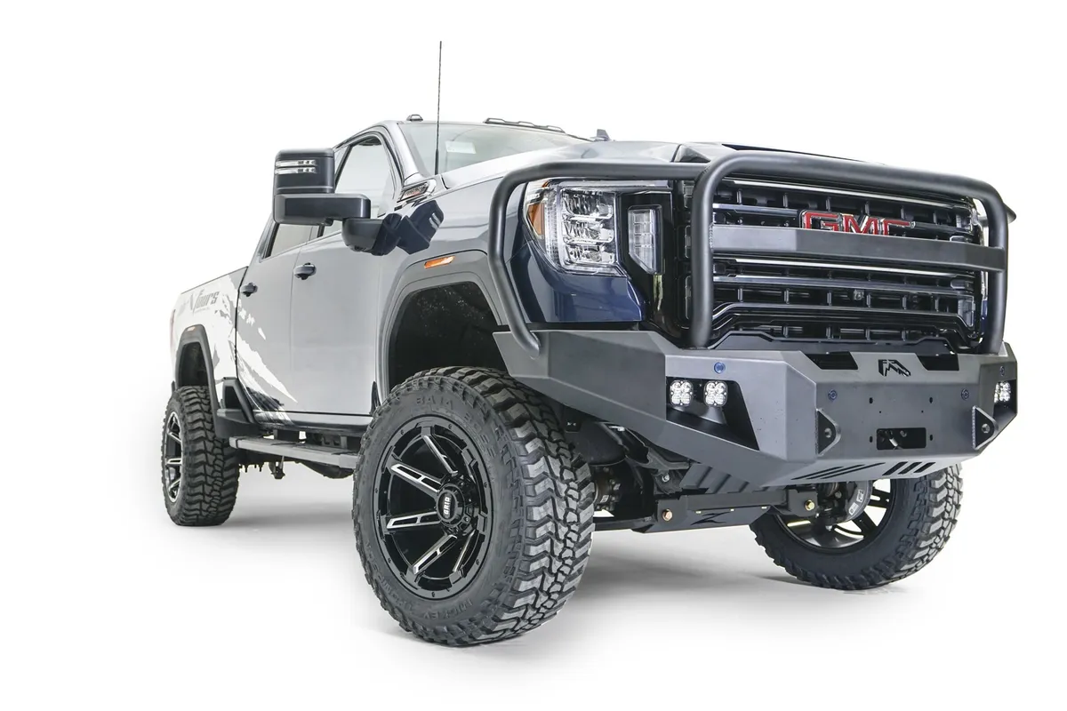 2023 Sierra 2500/3500 HD Premium Front Bumper w/ Full Grill Guard product image