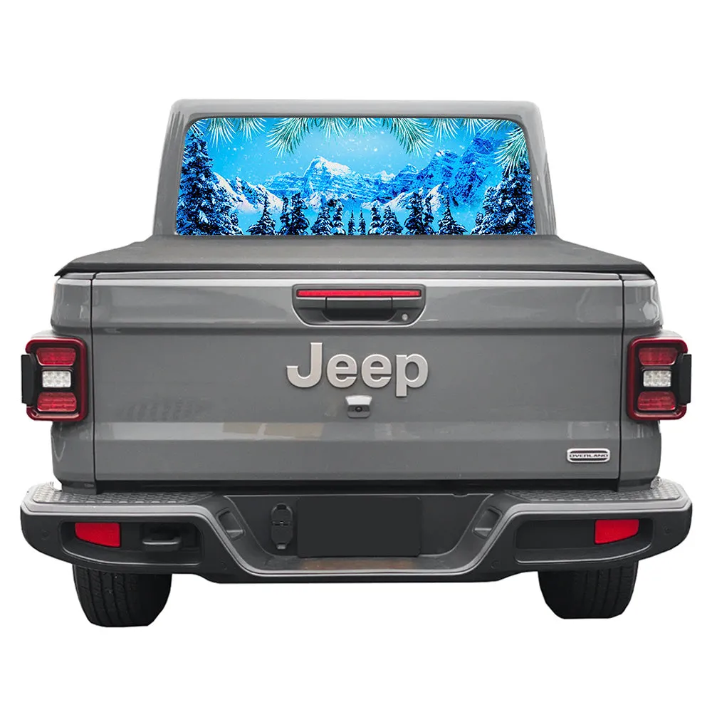 Winter Skyline Rear Window Decal product image