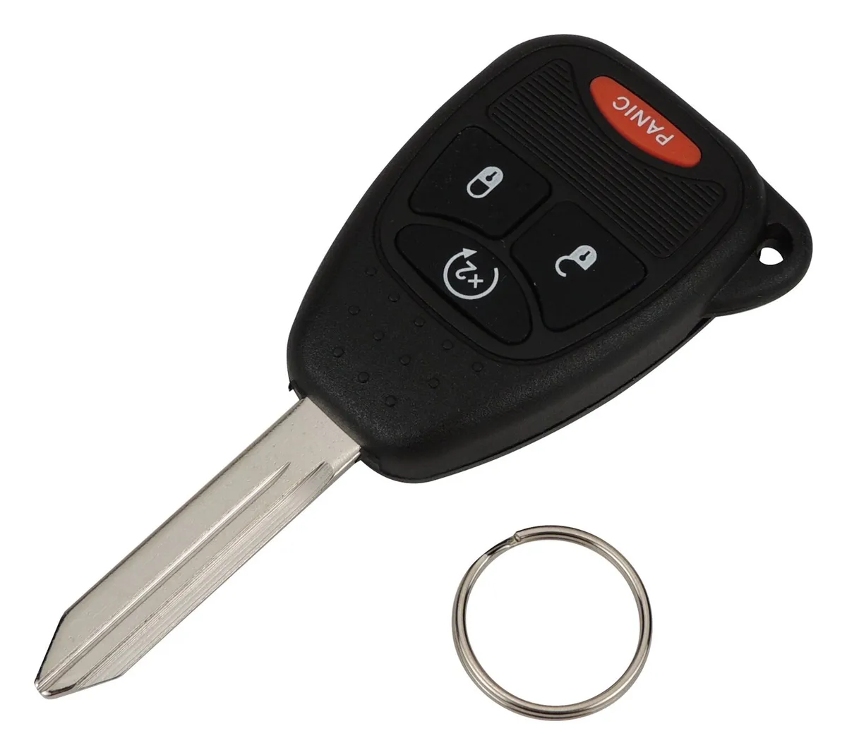 Crown Automotive Jeep Replacement 68039414AE Key Fob for 2008-2018 Jeep JK Wrangler & 2010-2017 Jeep MK Compass, Patriot product image