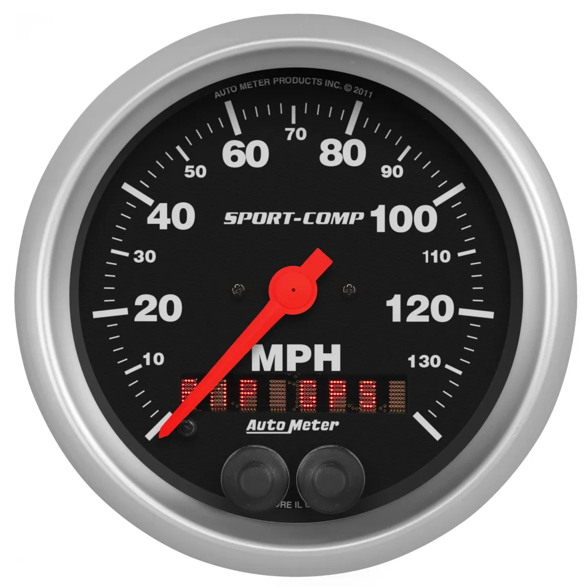 Gauge, Speedometer, 3 3/8", 140mph, GPS, Sport-Comp product image