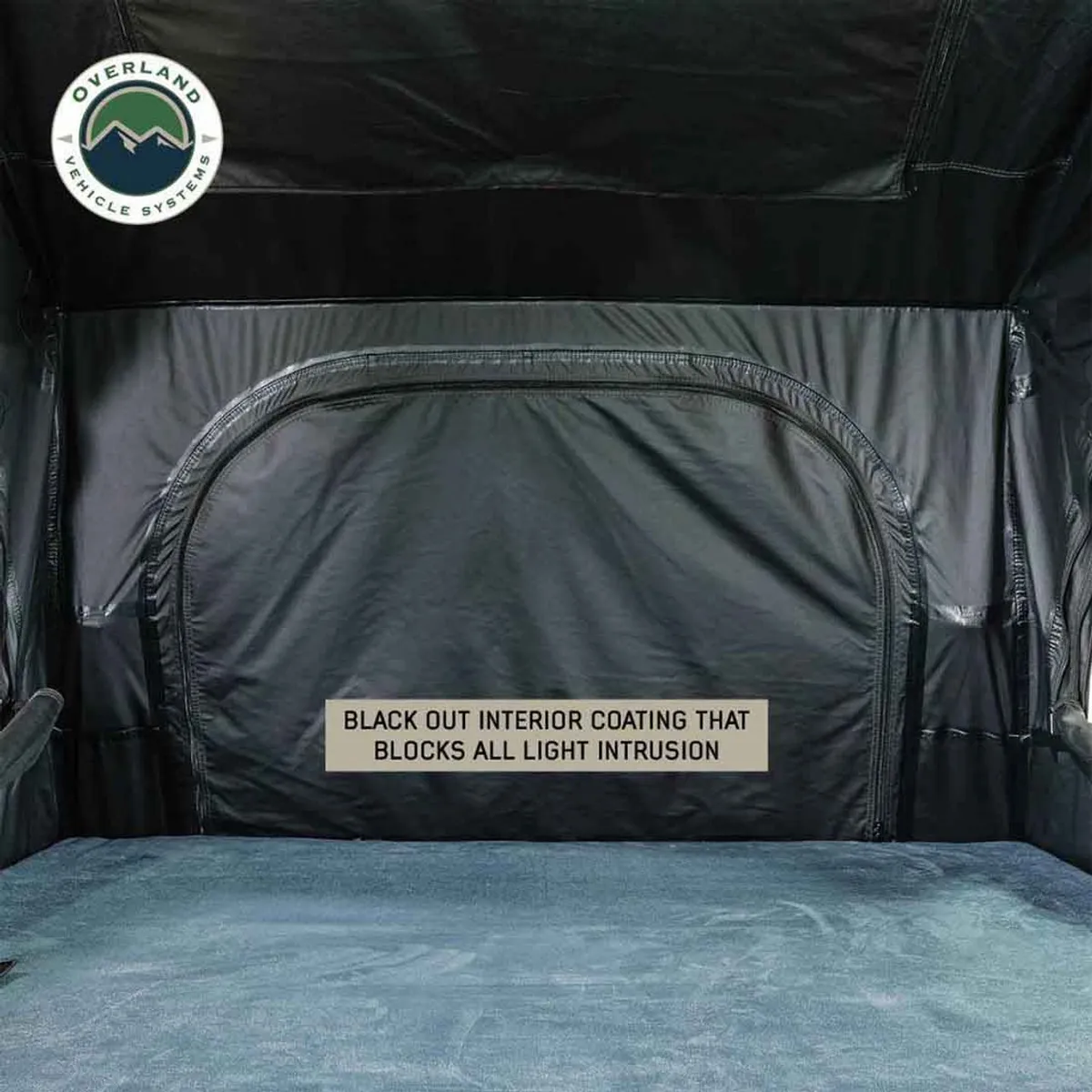 XD Sherpa S4S - Soft Sided Roof Top Tent, 4 Person, Grey Body and Black Rainfly Overland Vehicle Systems product image