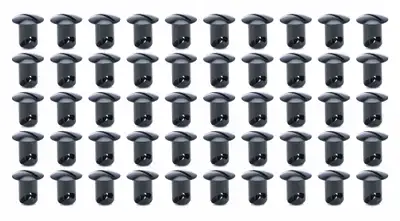 TI22 Performance Oval Head Buttons .450 Long Black 50 Pack