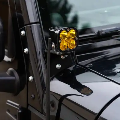 Baja Designs LED Light Pods Driving Combo Pattern Pair Squadron Pro Series Baja Designs
