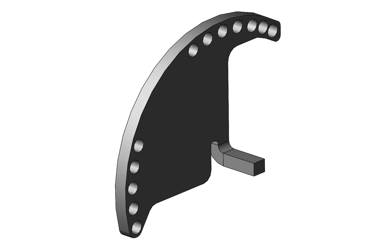 Addictive Desert Designs Shutter Motor Bracket Fits 2019-2025 Chevrolet GMC Silverado Sierra product image