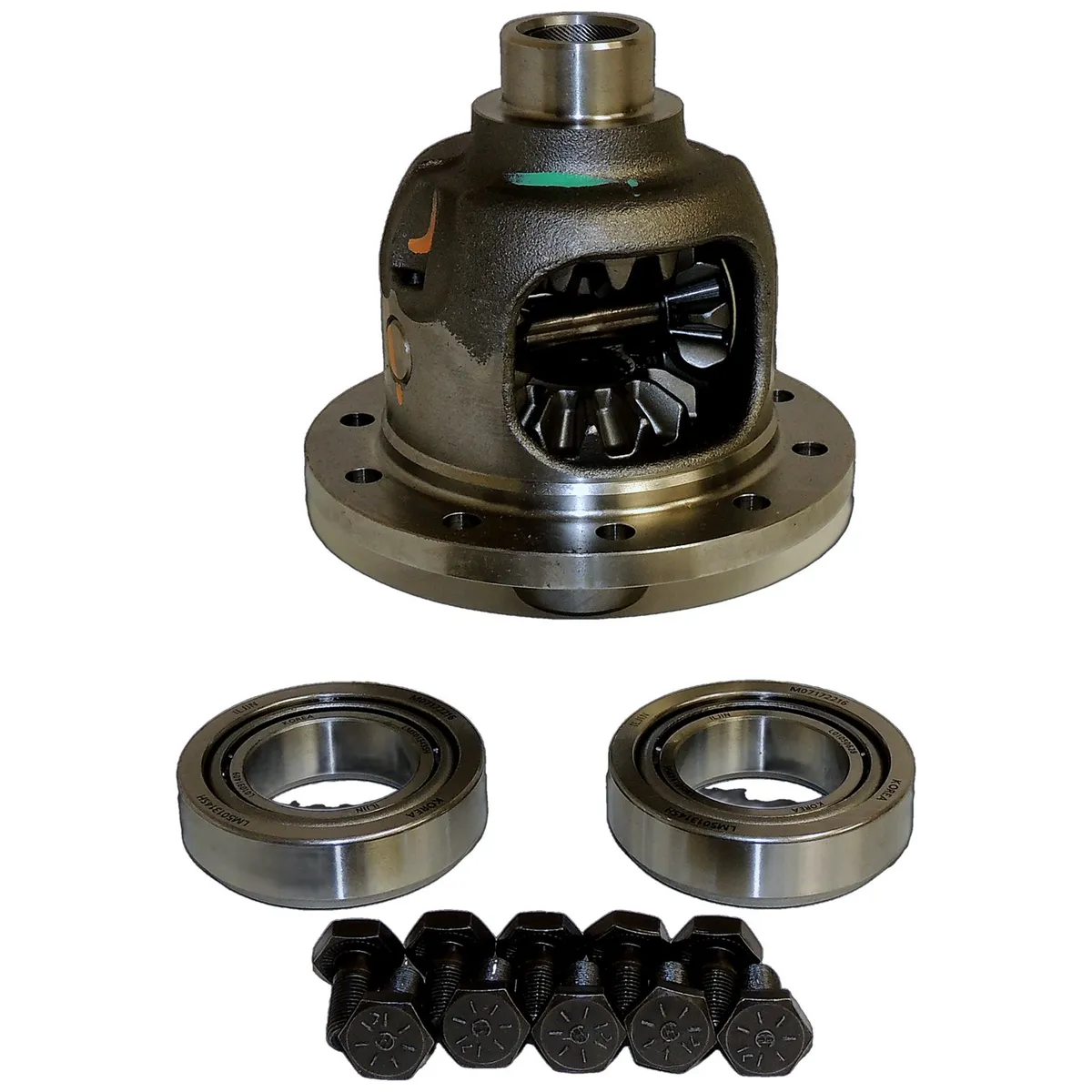 Differential Case Assembly; Front; Includes Differential Bearings and Ring Gear Bolts; For Use w/Dana 30; product image