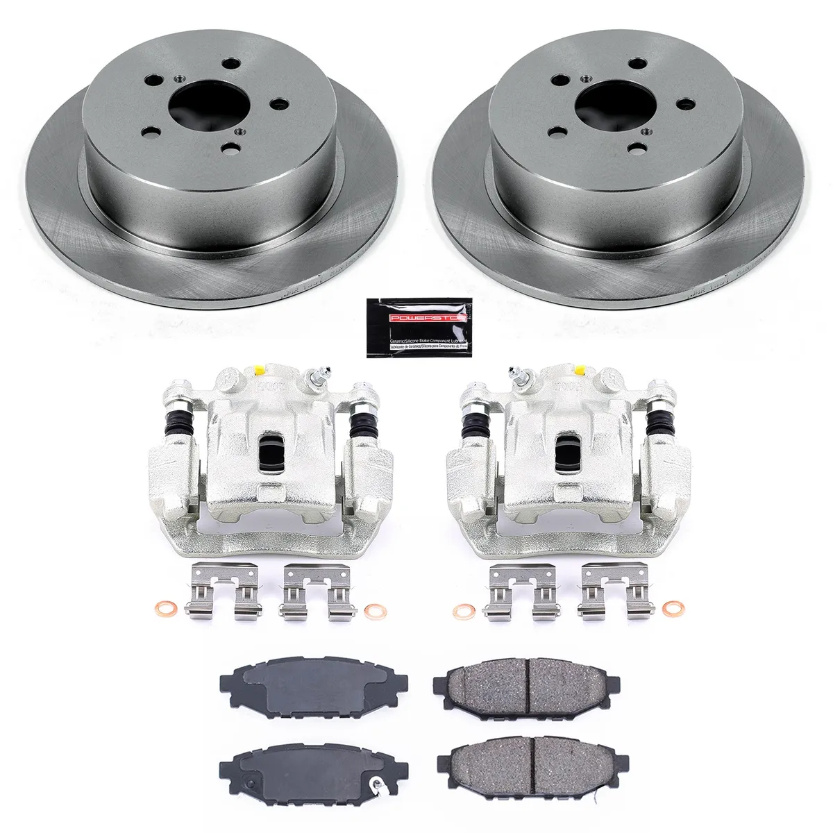 Z17 Direct Replacement Kit: Rotors; Ceramic Pads; Calipers product image
