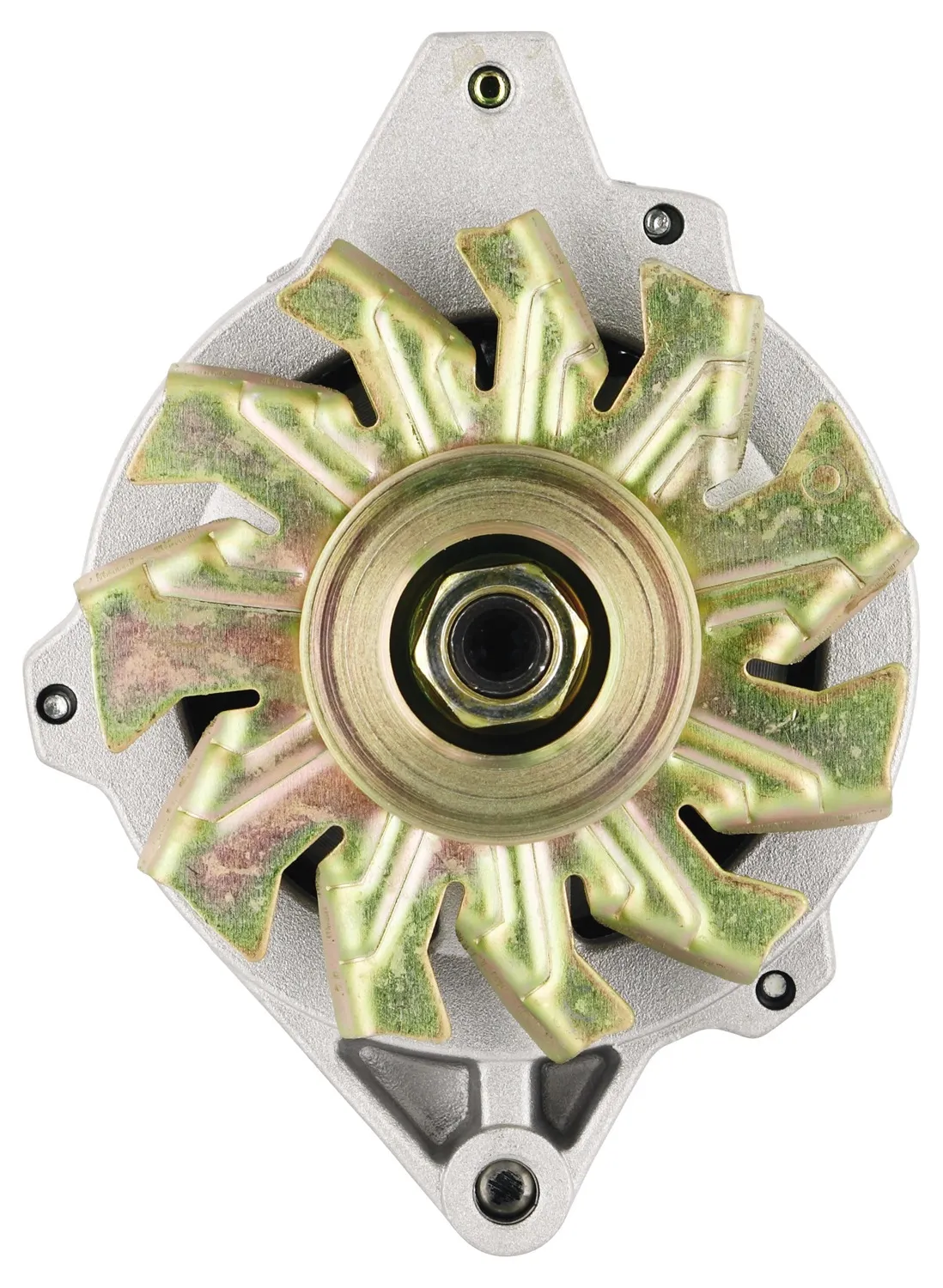 Alternator; CS130; Straight Mounting; 140 Amp; 95 Idle; 6 Groove Pulley; Natural; product image