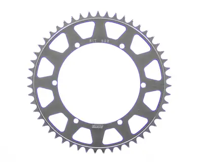M and W Aluminum Products Rear Sprocket 51T 6.43 BC 520 Chain
