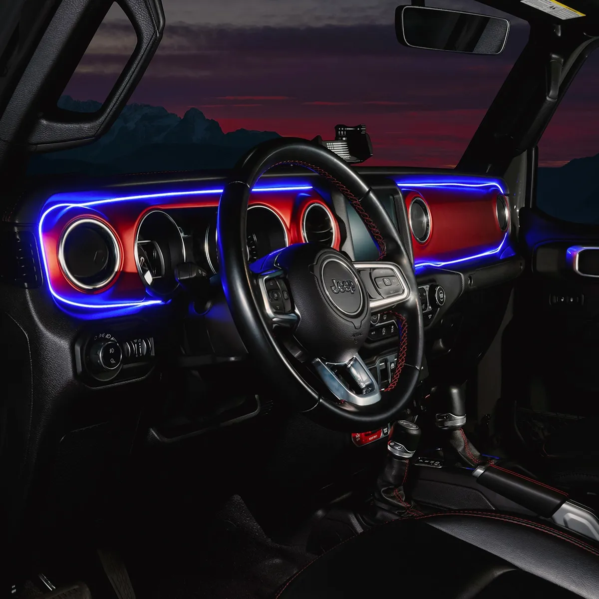 ORACLE Lighting 2018-2023 Jeep Wrangler JL/Gladiator JT Dynamic ColorSHIFT LED Interior Dash Board Kit product image
