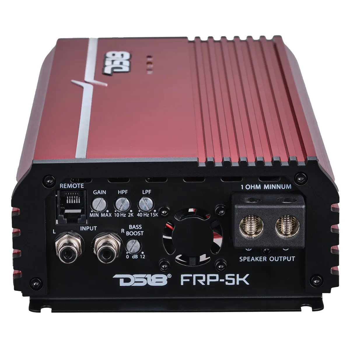 1-Channel | Class D | Full-Range Monoblock | 5000 Watts RMS @ 1Î© | DPIV1/0 Terminals Included | Red product image