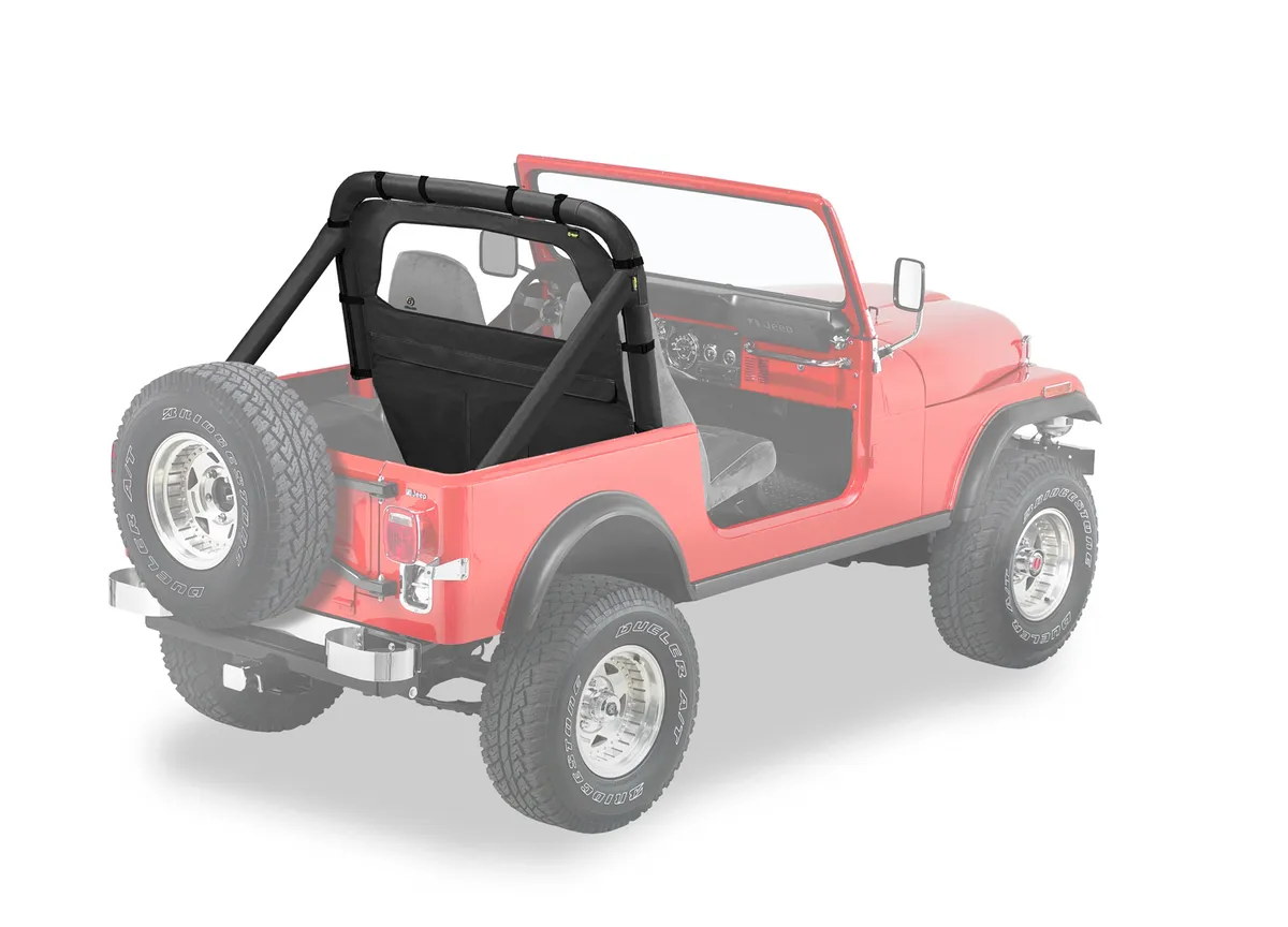 Standard Windjammer For Jeep 2007-2018 Wrangler JK 2 Door Black Crush Bestop product image