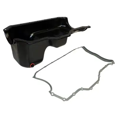 Crown Automotive Jeep Replacement Engine Oil Pan Kit Jeep Dodge 1997-2002 TJ Wrangler 1996-2000 XJ Cherokee 1996-2002 AN Dakota w 2.5L Engine Engine Oil Pan Kit Includes Oil Pan and Oil Pan Gasket