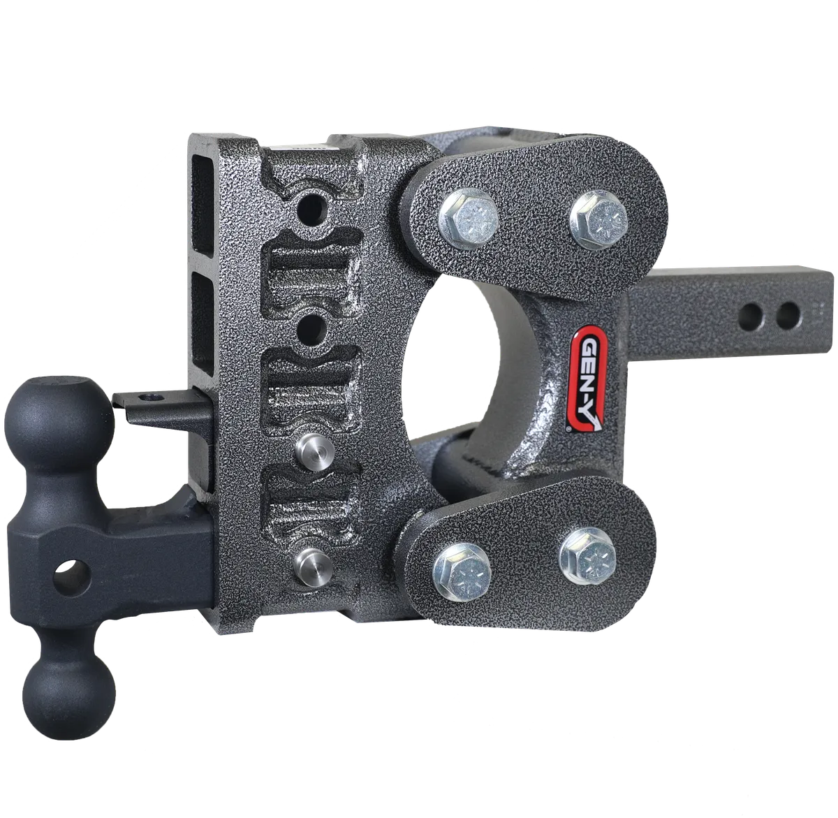 GEN-Y Hitch Boss Torsion-Flex 2in Shank 5in Drop 17K TW 16K Hitch and GH-051 Versa Ball and GH-032 Pintle Lock Hitch product image