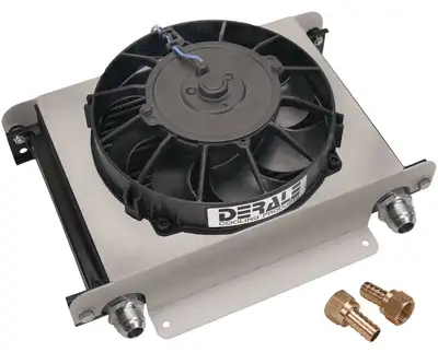 Derale 25 Row Hyper-Cool Remote Fluid Cooler, -10AN