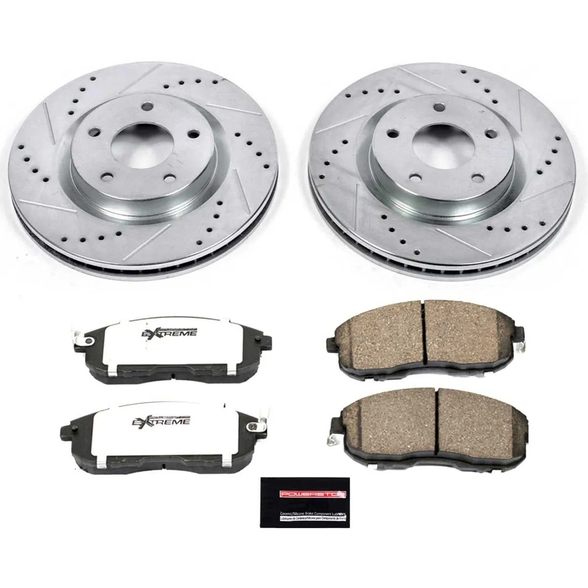 Z26 Street Warrior Upgrade Kit: Drilled/Slotted Rotors; Carbon-Fiber Ceramic Pads W/Hardware product image