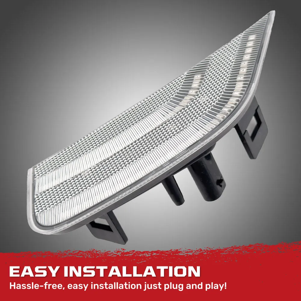 Cadillac 21-24 Escalade & Gmc 21-24 Yukon/Yukon Xl/Yukon Denali (5th Gen) & 21-24 Chevy Tahoe/Suburban (5th Gen) LED Front Fender Lens White or Amber Leds - Smoked or Clear Lens product image