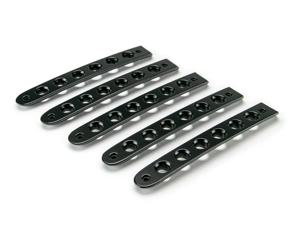 DV8 Offroad D-JP-190015-BK-5 Black Door Handles Inserts; 5-Pieces product image