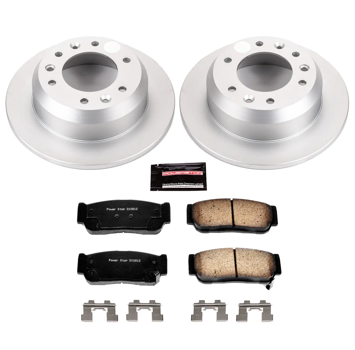 Z17 Geomet Coated Rotor Kit: Genuine Geomet Fully Coated Rotors; Ceramic Pads W/Hardware product image