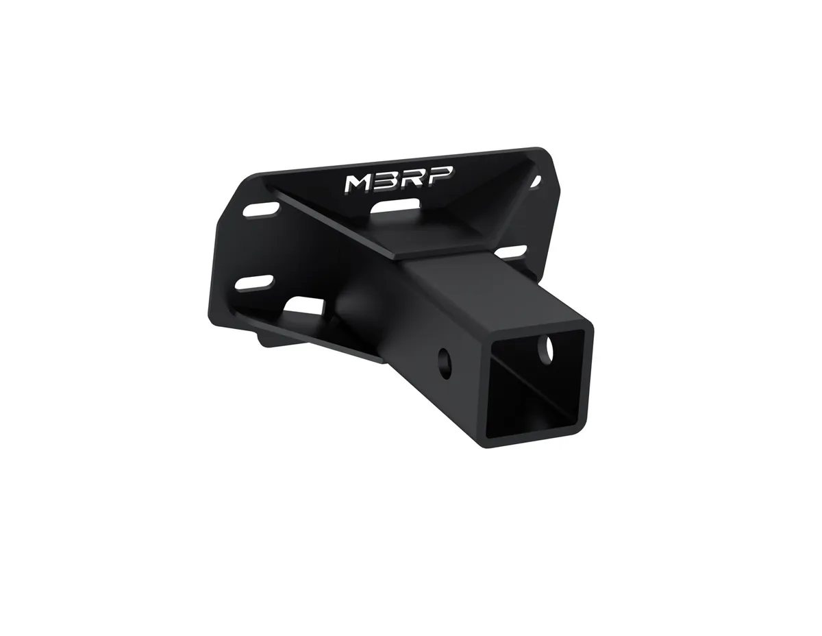 18-Present Polaris Ranger 1000/ XP 1000 and 2023-Present Polaris Ranger EV Black-Coated 2 Inch Front Hitch Receiver MBRP product image