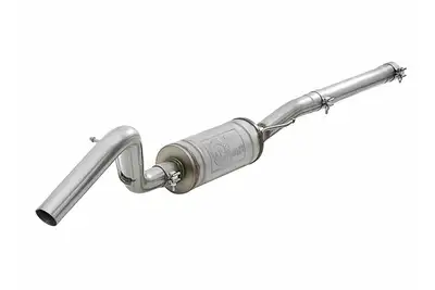 aFe Power Mach Forcexp 21/2 in 409 Stainless Steel Catback Midpipe w/ Muffler