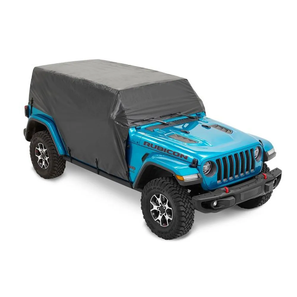All Weather Trail Cover - Jeep '07-18 Wrangler JK / '18-26 JL 4-Door (Black, Hard Top) product image
