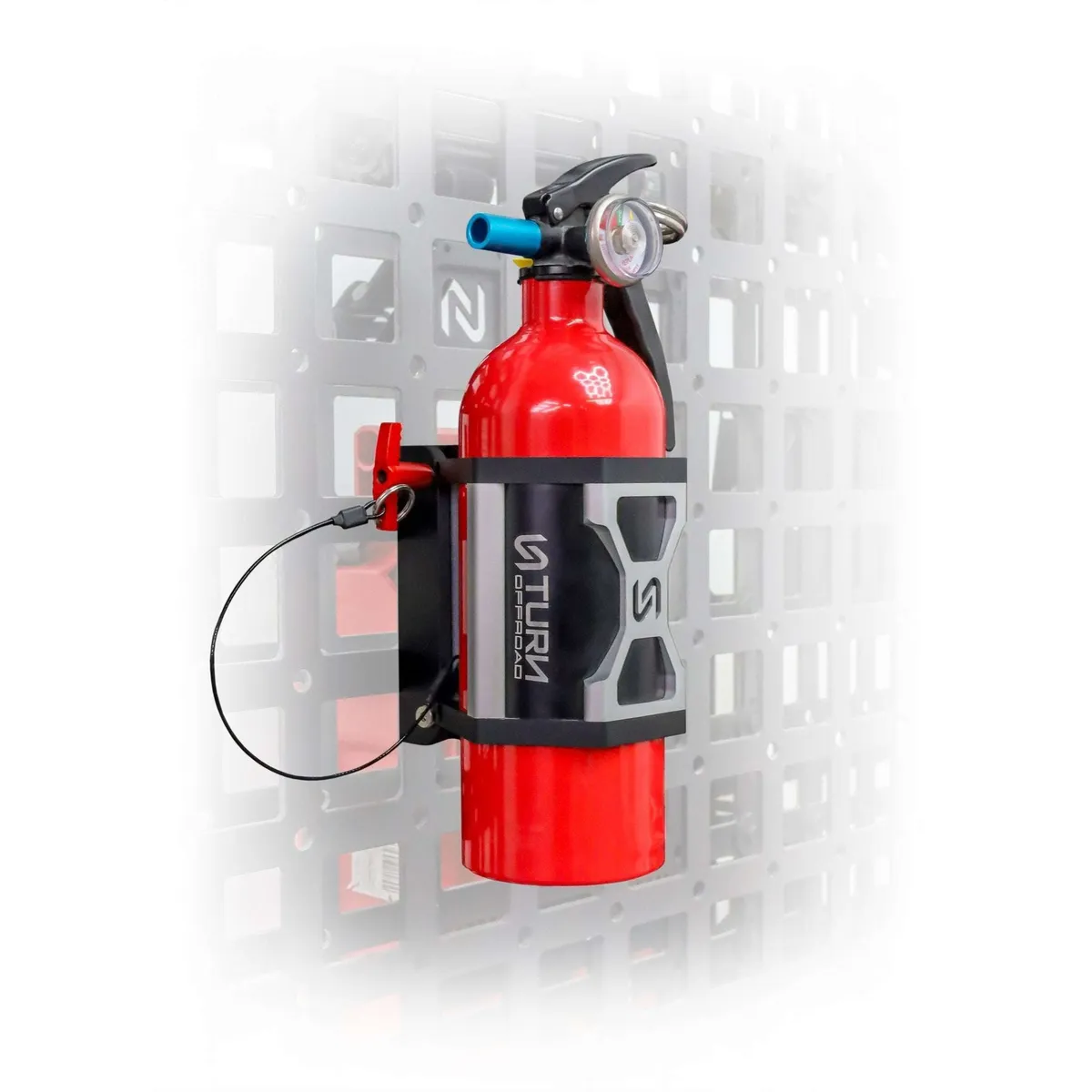 Quick Release Fire Extinguisher Mount | Universal Mount + L-Track Mounting Kit product image