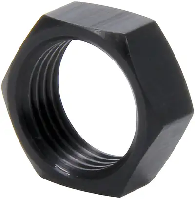 Allstar Performance 10pk 5/8-18 LH Alum Jam Nut Thin OD Black