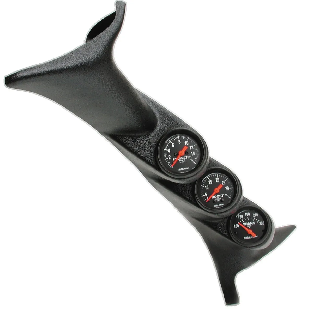 Diesel Gauge Kit, A-Pillar, Ford 99-07, Boost/EGT/Trans, 35psi/1600?F/250?F, Z Series product image