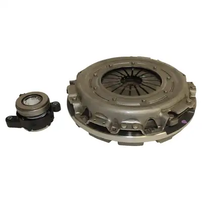 Crown Automotive Jeep Replacement Blackunpainted Clutch Kit w/ T355 5-Speed Manual Transmission;modular Clutch Package;includes Clutch Disc, Pressure Plate, And Slave Cylinder