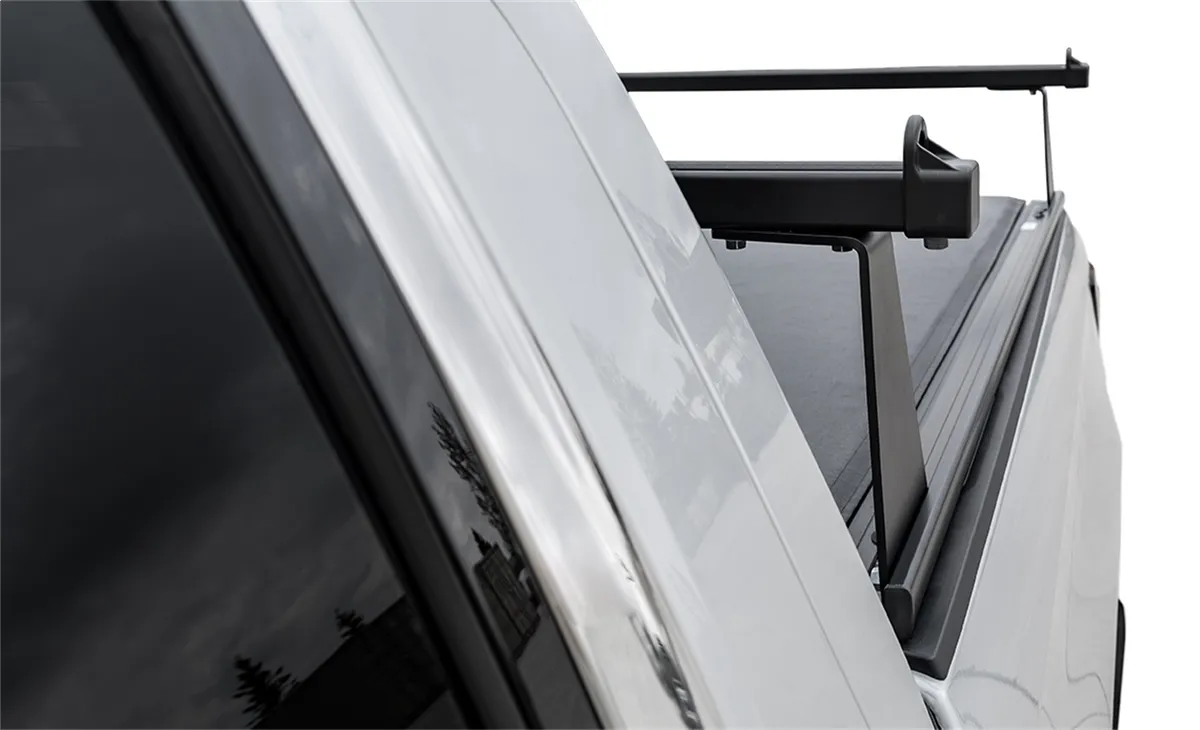 ADARAC™ Aluminum M-Series Truck Bed Rack System; Silver Finish; Bolt On; Single Rail; product image