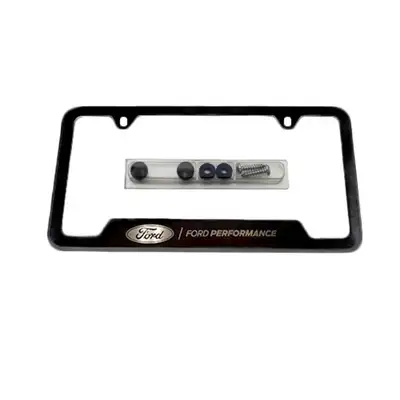 Ford Performance Parts Ford Performance - Ford Performance License Plate Frame-Black Stainless Steel - M-1828-SS304BK