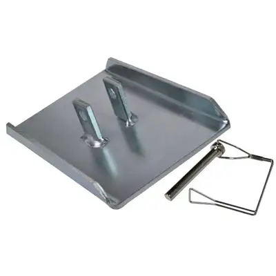 Ultra Fab Products Ultra 5th Wheel Landing Gear Fixed Footpadsilver