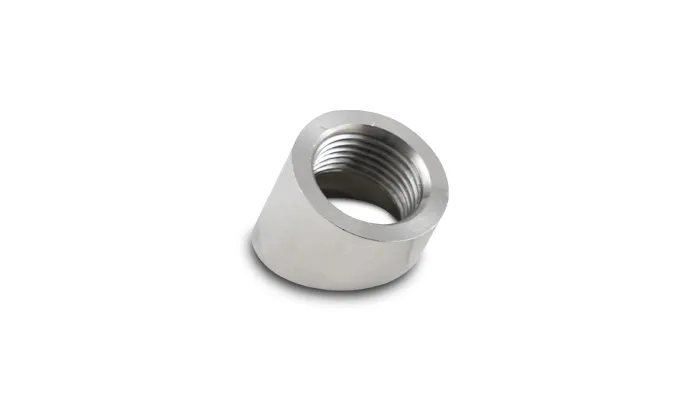 Vibrant Performance - 1193A - Oxygen Sensor Weld Bung; 30 Degree Angled; M18 x 1.5 Female Thread; 1 bung / bag product image