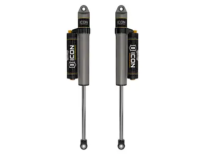 ICON Vehicle Dynamics ICON 1999-2025 Ford F-250/F-350/F-450 Super Duty, 0-3” Lift, Rear, V.S. 2.5 Aluminum Series Shocks, Piggyback Reservoir w/ CDCV, Pair