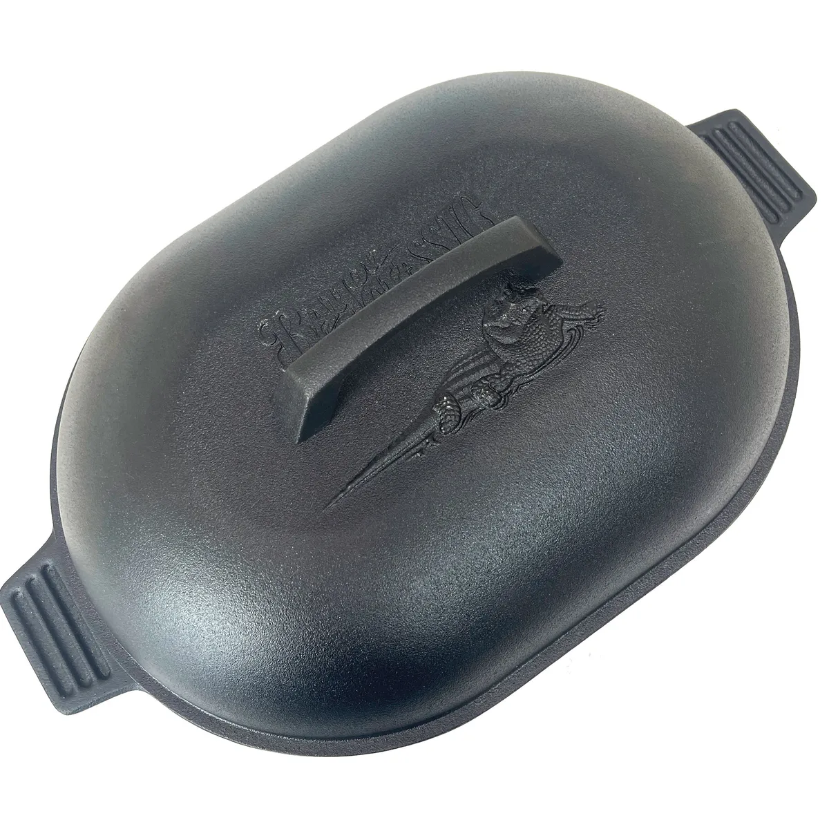 11-qt Cast Iron Oval Roaster with Lid product image