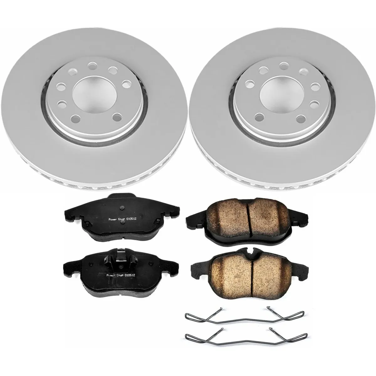 Z23 Sport Geomet Coated Rotor Kit For European Vehicles: Genuine Geomet Fully Coated Rotors; Carbon-Fiber Ceramic Pads W/Hardware product image