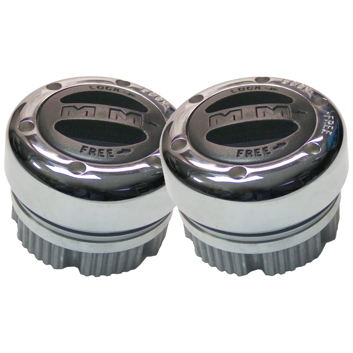 19 Spline Manual Hub 6 Internal Bolts Chrome Street Master Mile Marker product image