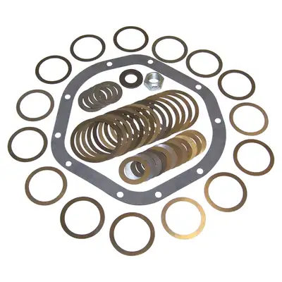 Crown Automotive Jeep Replacement 1974-1991 SJ J-Series Front & Rear;1986-1986 CJ-7;1986-1992 MJ Comanche;1986-1993 Cherokee;1987-1995 YJ Wrangler (KDX); 1997-2006 TJ Wrangler w/o Rubicon Package;w/ Dana 44/226MM Rear Axle; Differential and Pinion Shim Set