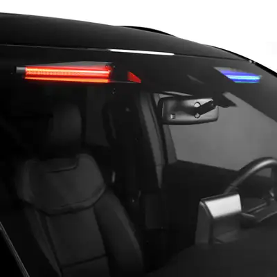 Putco 1122 Charger Windshield Mount Applications Red/Blue