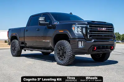 Cognito Motorsports Truck Cognito 3-Inch Standard Leveling Lift Kit for 2020-2024 SilveradoSierra 25003500 2WD4WD 110-91247