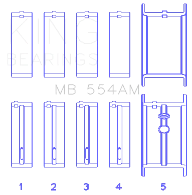Main Bearing Set SBC 265/283/302/327 product image