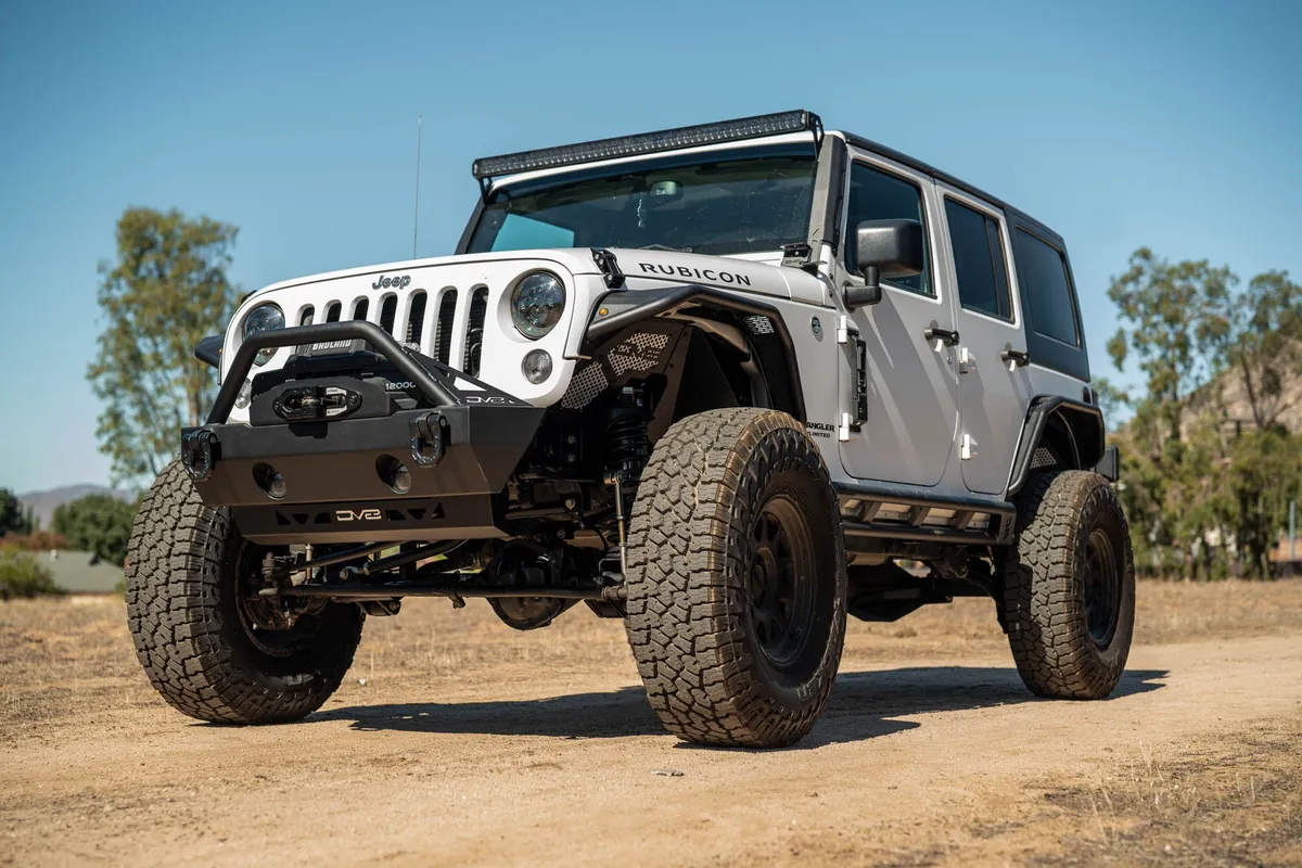 DV8 2007-2018 Jeep Wrangler JK Front Skid Plate product image