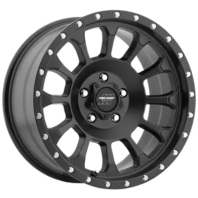 Pro Comp Pro Comp 5034-8973 Rockwell Satin Black 18x9 5x5 5BS Offset 0mm Cap P/N 503432700