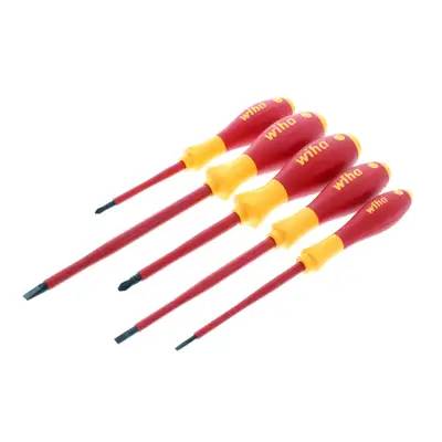 Wiha Tools USA 5 Piece Insulated Softfinish Screwdriver Set